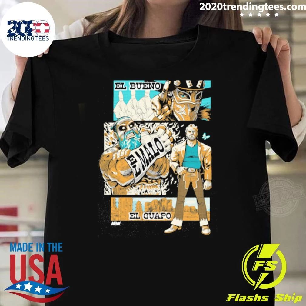 Hangman Adam Page & Brodido Tres Bad Hombres Shirt