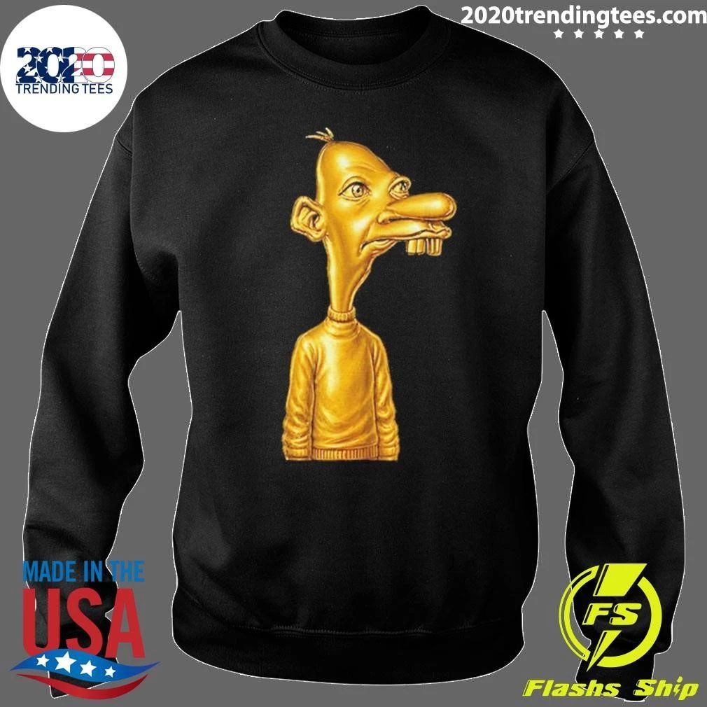 Neegy Manny Statue Gold Shirt
