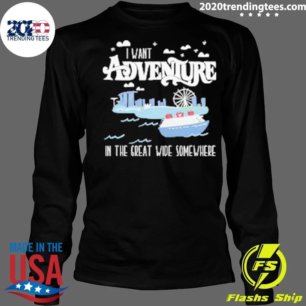 I Want Adventure In The Great Wide Somewhere Beauty and the Beast 1991 Shirt