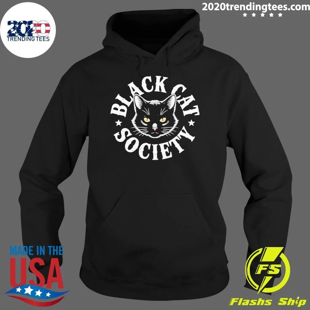 Black Cat Society Illustrated Shirt