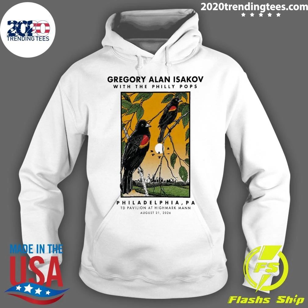 Gregory Alan Isakov In Philadelphia PA On August 21 2026 Shirt