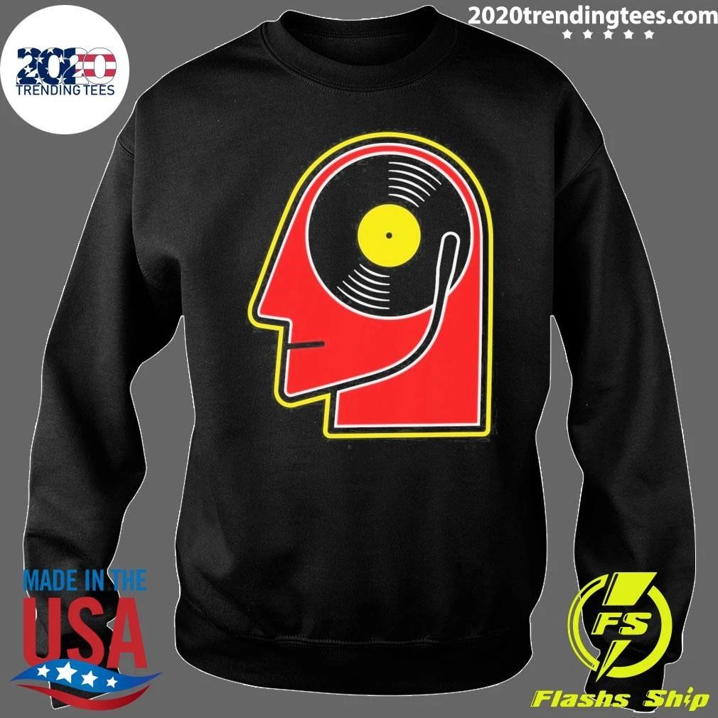 Vinyl Album Head Music Retro Shirt