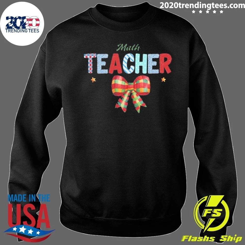 Math Teacher Christmas Shirt
