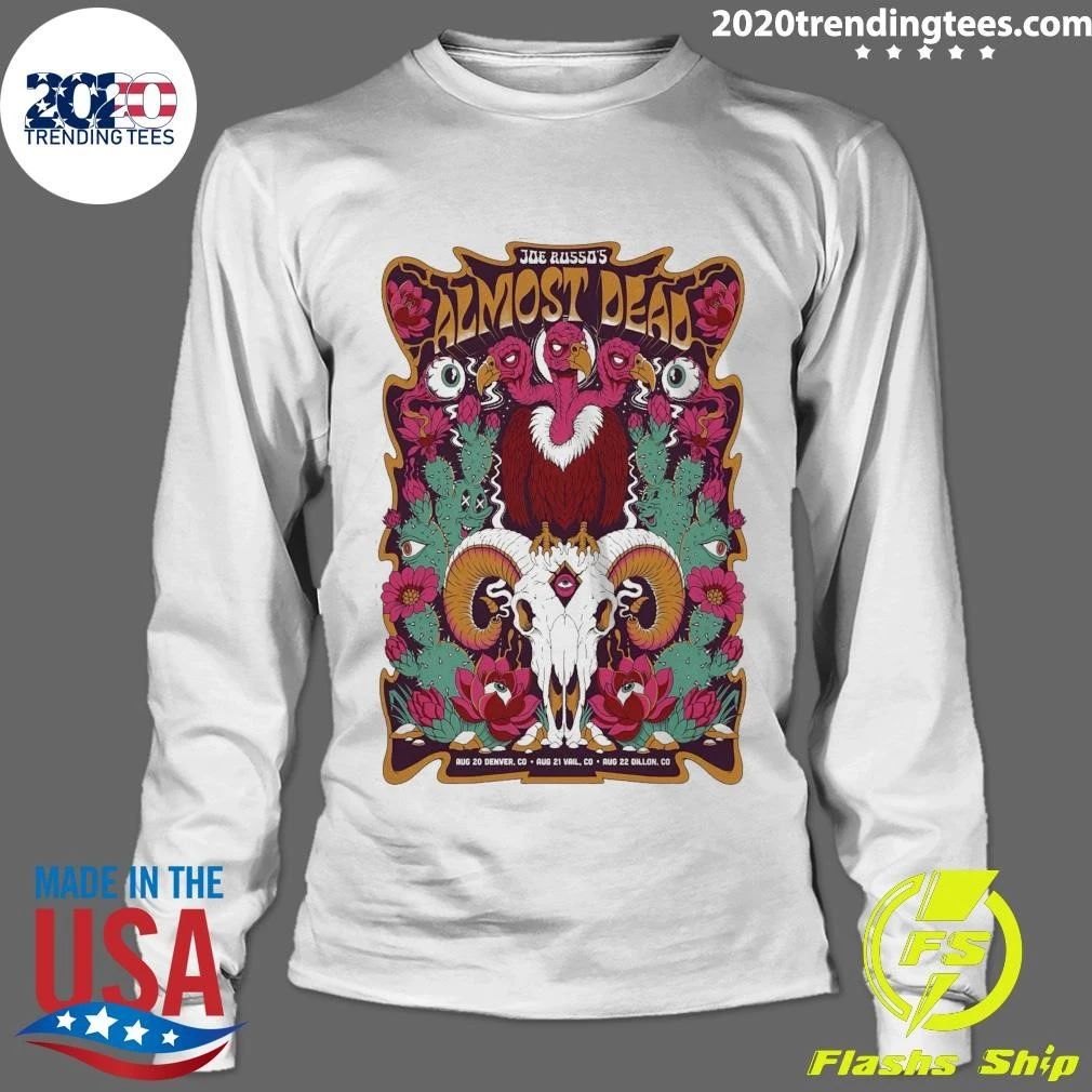 Joe Russo’s Almost Dead Denver, Vail And Dillon CO 8.20 – 8.22.2026 Shirt