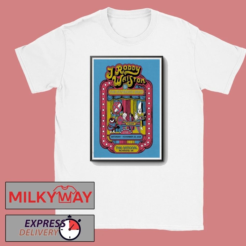 J Roddy Walston Richmond VA Tour On Nov 28 2026 Poster Shirt