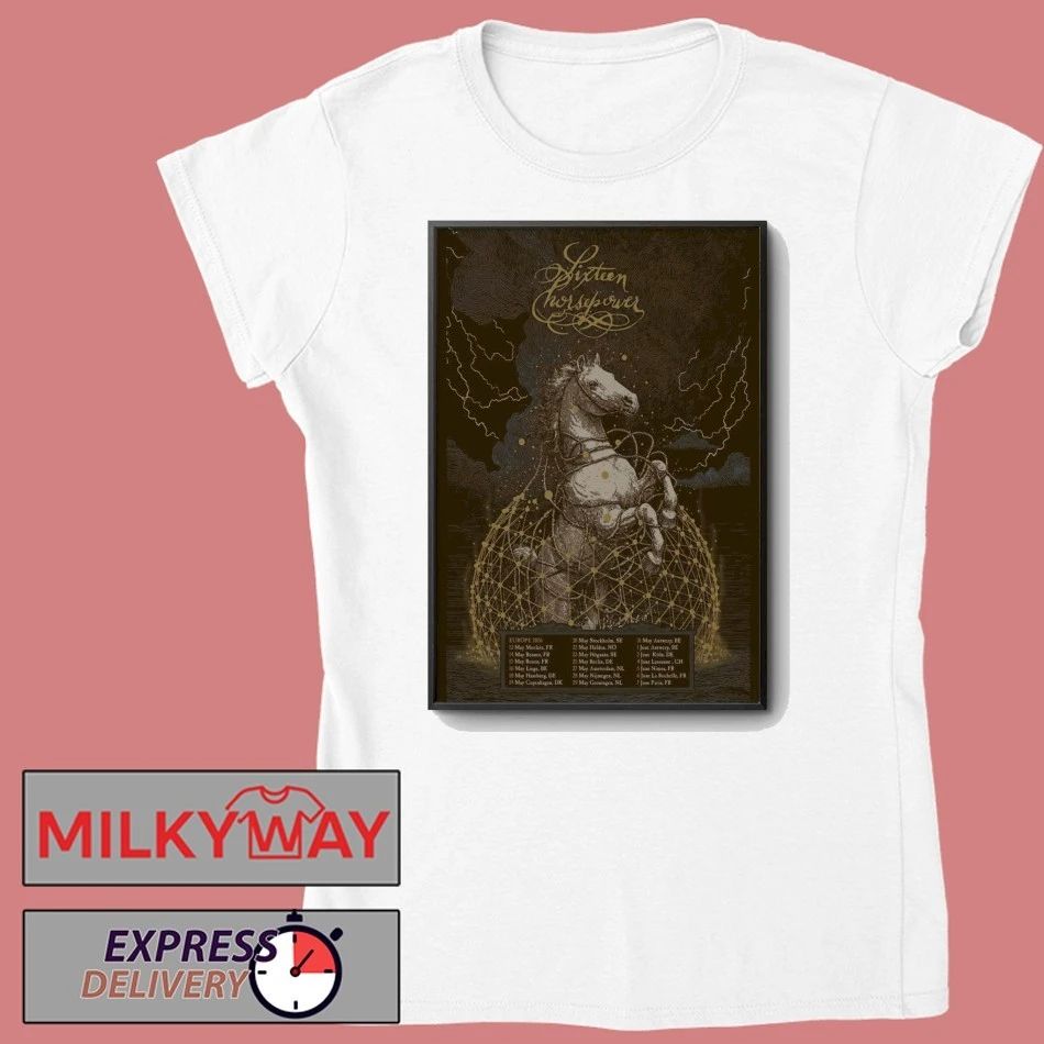 16 Horsepower Band Tour 2026 Poster shirt