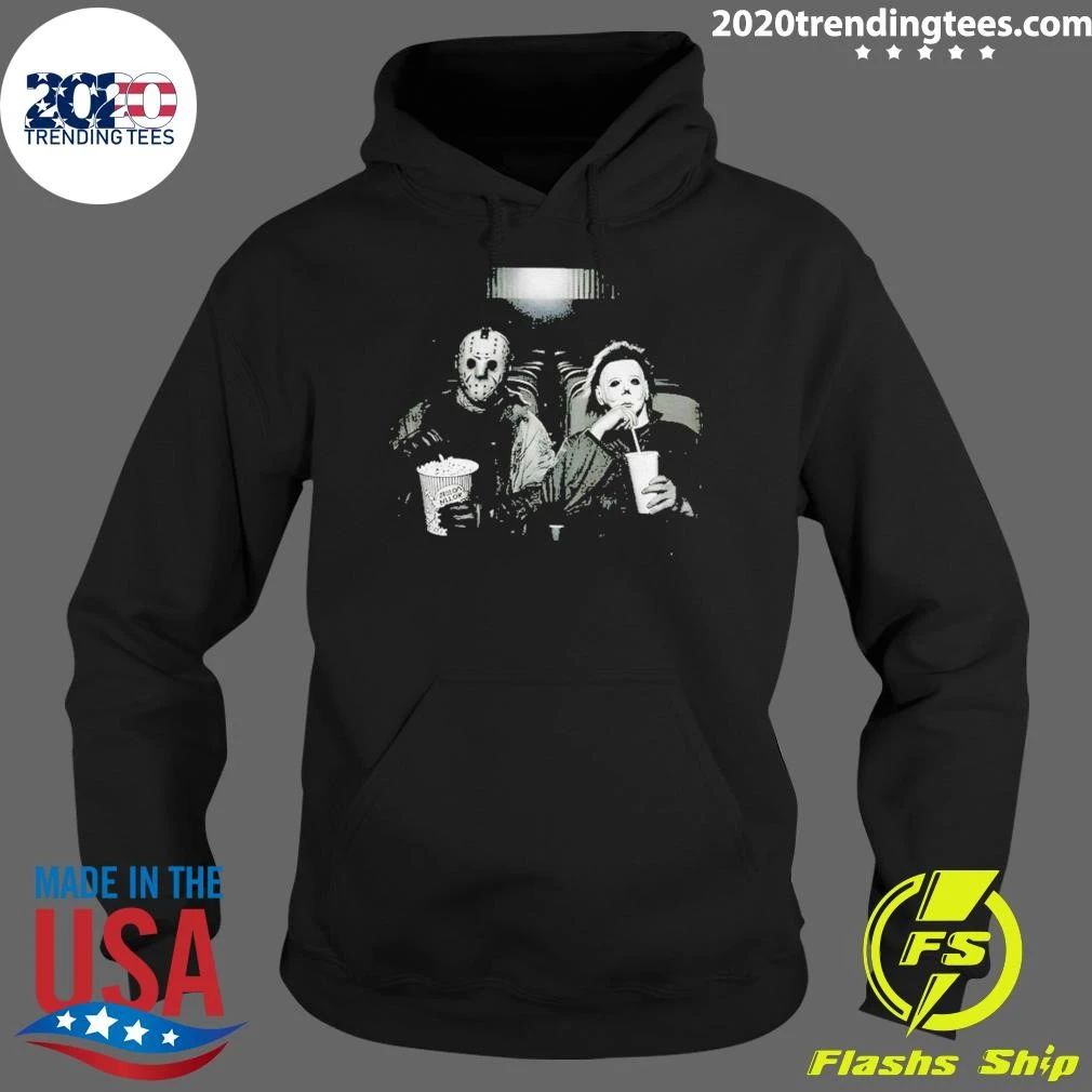 Jason And Michael Myers Cinema Graphic Halloween Shirt