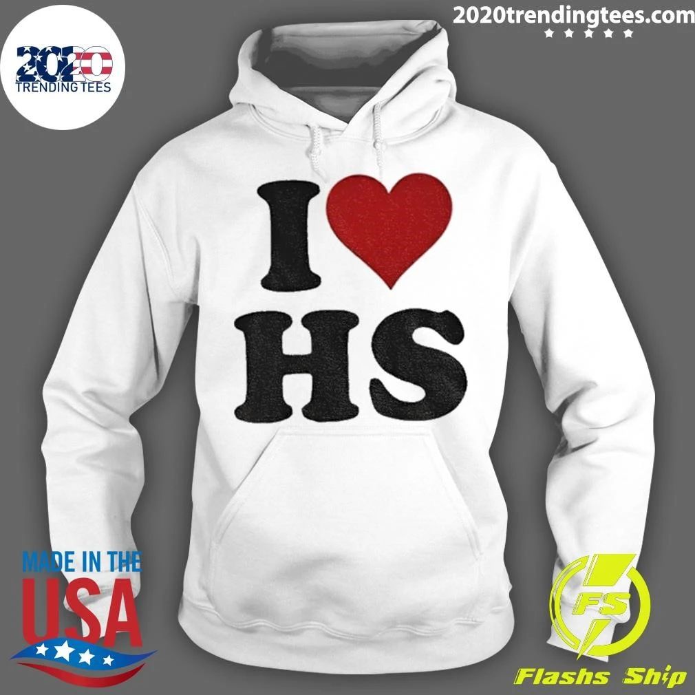 Harry music fan I Heart HS Red Love Heart Symbol Shirt