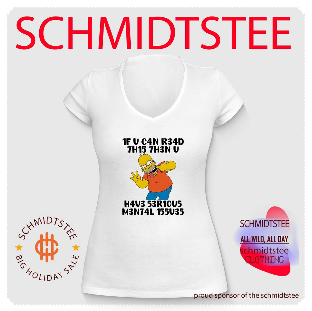 1f u c4n r34d 7h15 7h3n u h4u3 53r10u5 m3n74l 155u35 Simpson shirt