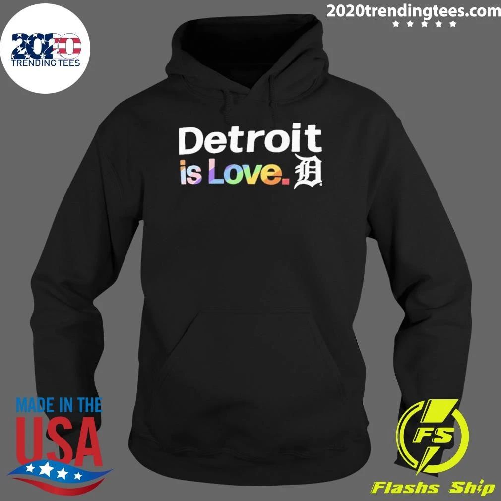 LGBTQ Tigers City Detroit Is Love Pride Month Shirt