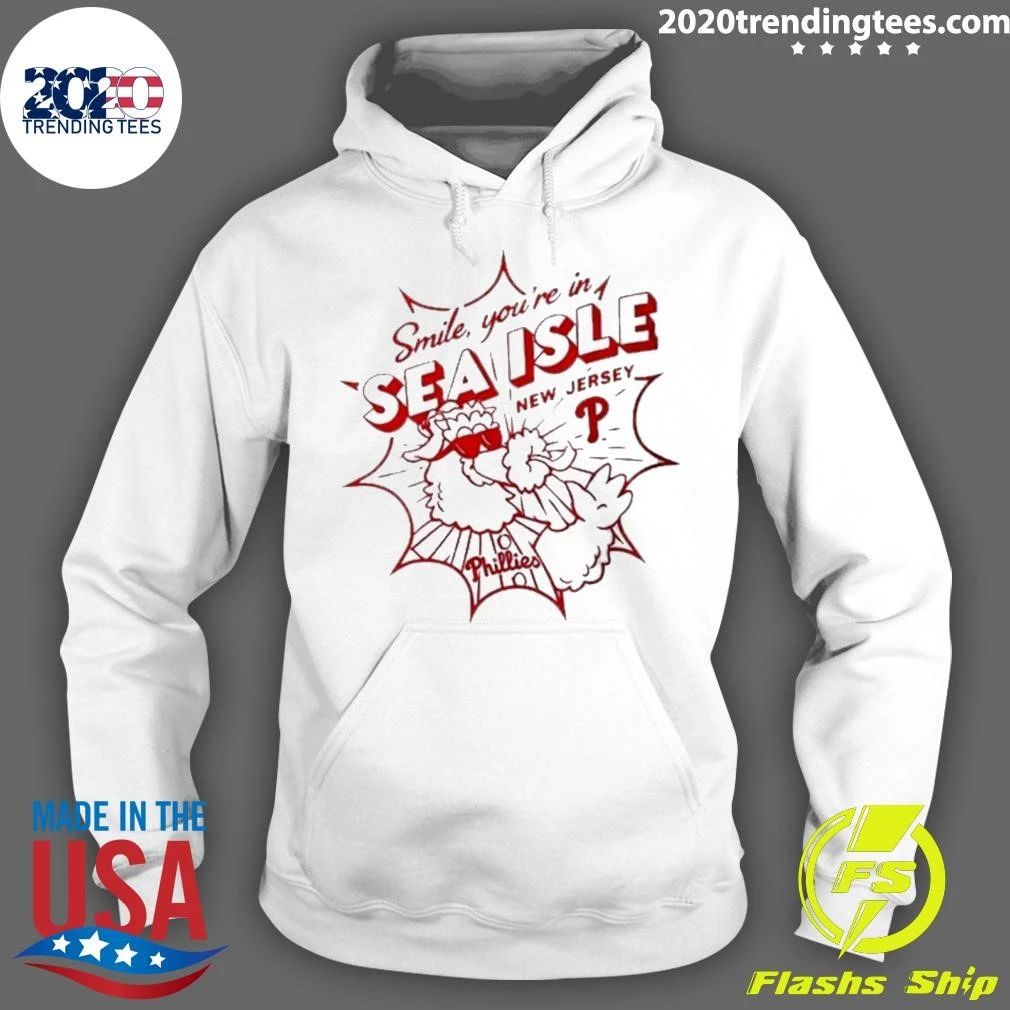 Philadelphia Phillies Smile You’re In Sea Isle New Jersey Shirt