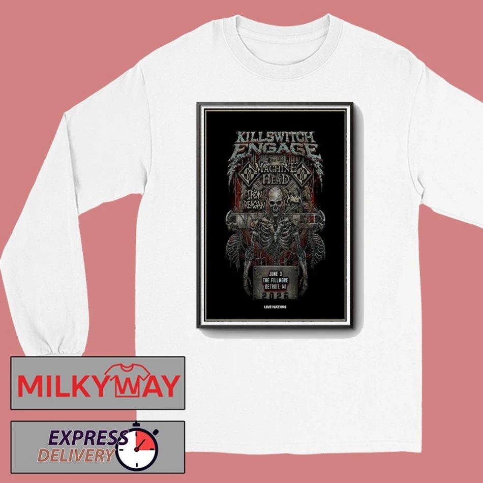 LIMITED June 03 2026 KILLSWITCH ENGAGE The Fillmore in Detroit, MI Poster TOUR shirt