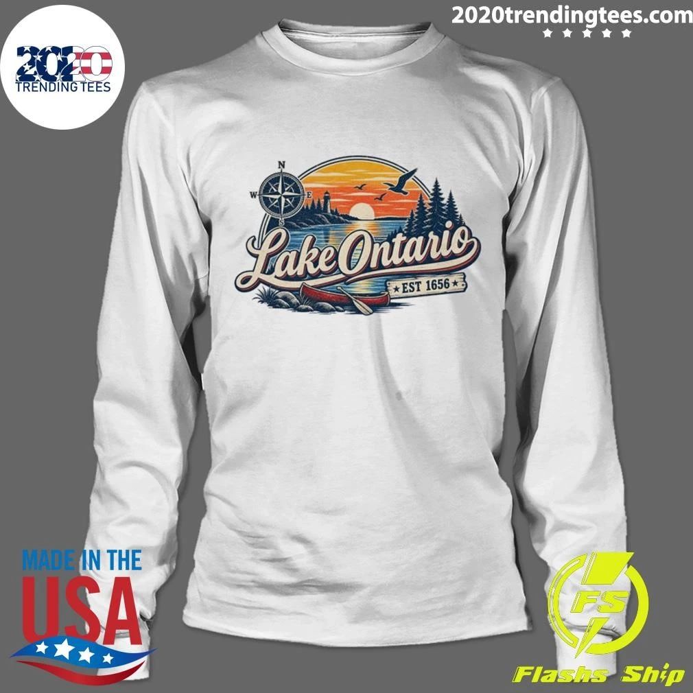 Lake Ontario Quiet Activism Anti Trump Est 1656 Shirt