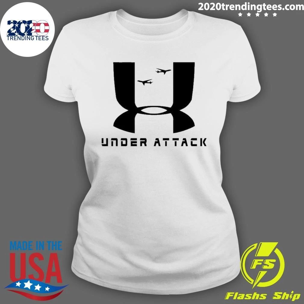Under Attack Parody Satire Logo Humor Shirt