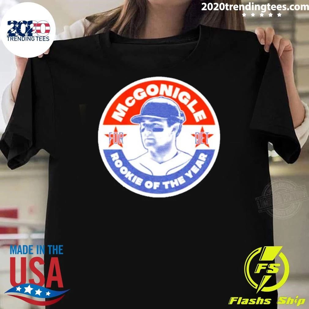 Kevin Mcgonigle For Rookie Of The Year For Detroit Shirt