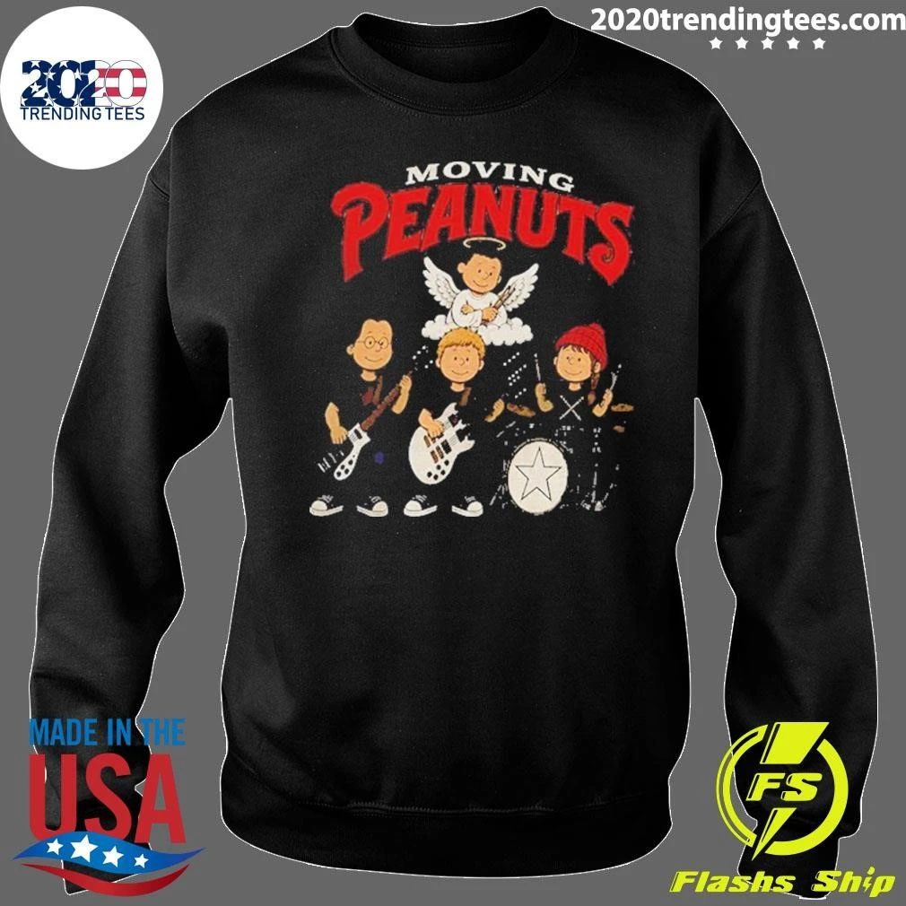 Moving Peanuts Rush-inspired Progressive Rock Parody Rushmore Band Shirt