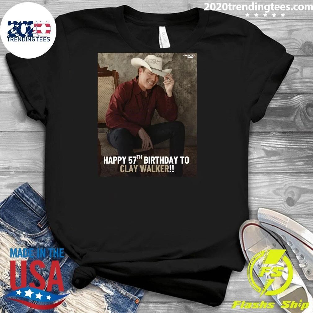 Happy 57th birthday to Clay Walker Shirt
