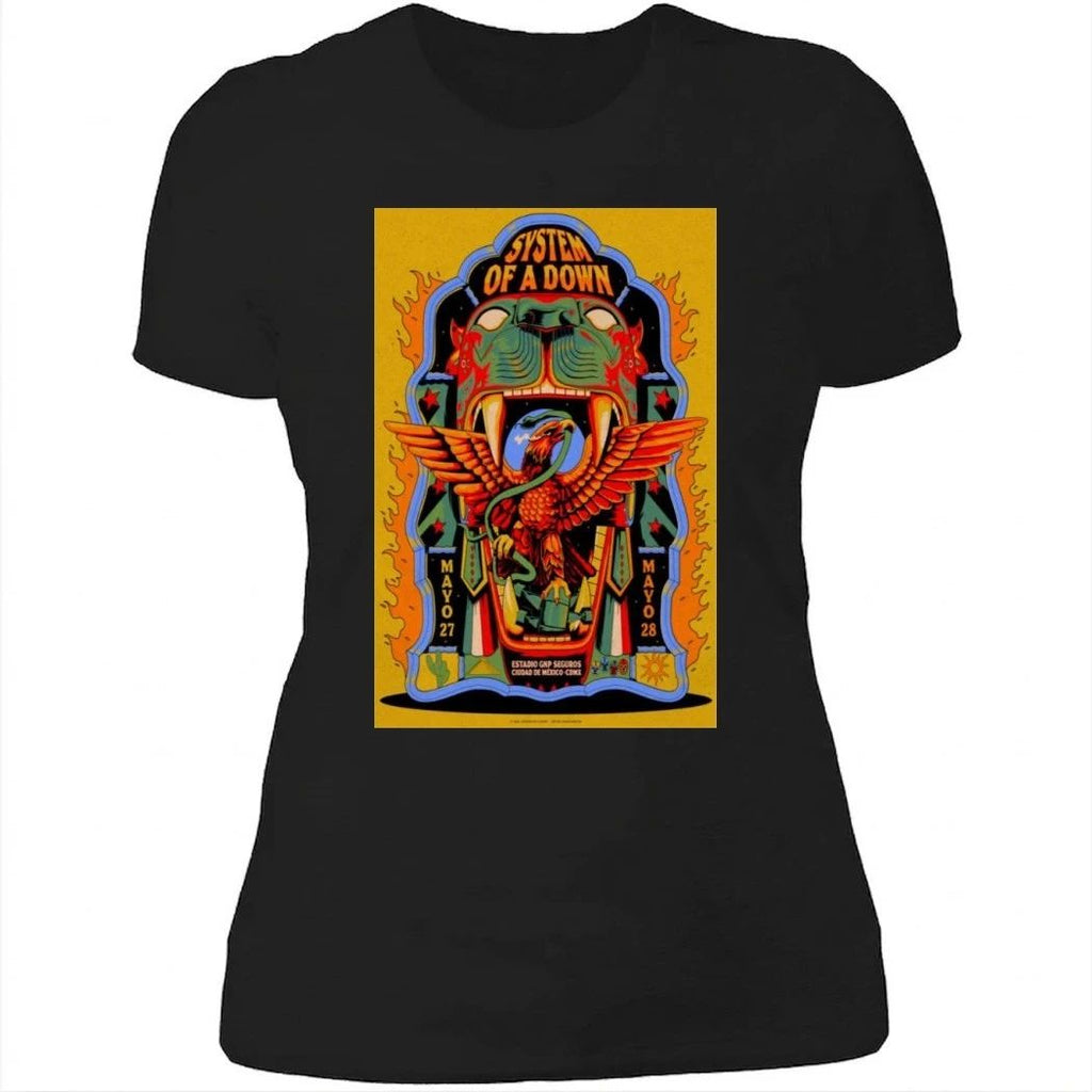 System Of A Down Poster Cidade Do Mexico May 27 & 28 2026 Shirt
