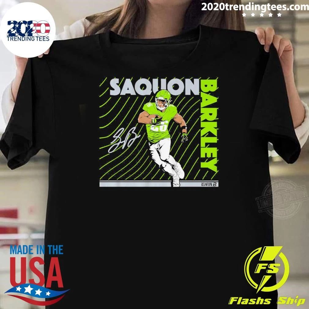 Saquon Barkley Neon Nights Signature Shirt