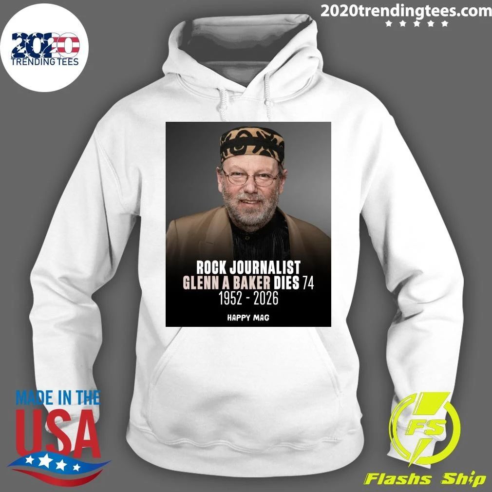 Rock Journalist Glenn A Baker Dies 74 1952-2026 Shirt
