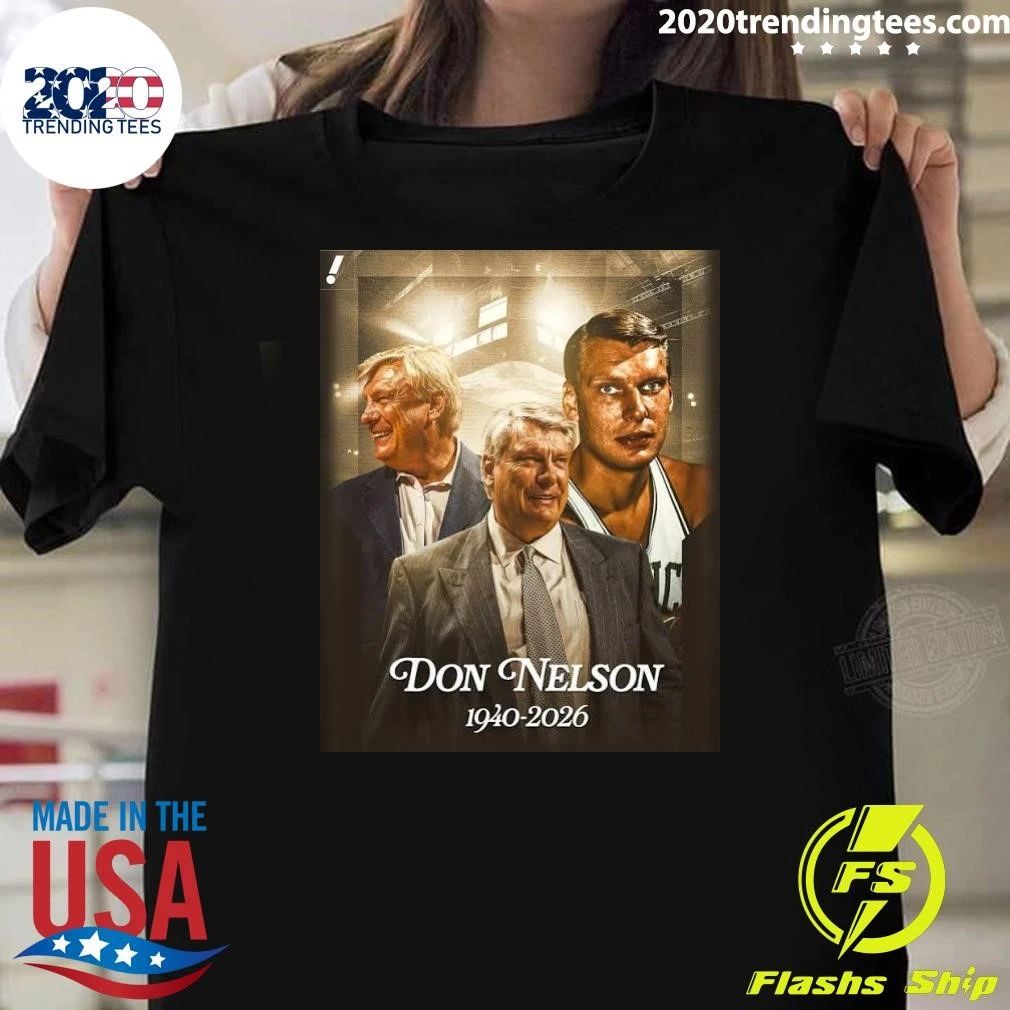 Remember NBA Coach Don Nelson 1940-2026 Shirt