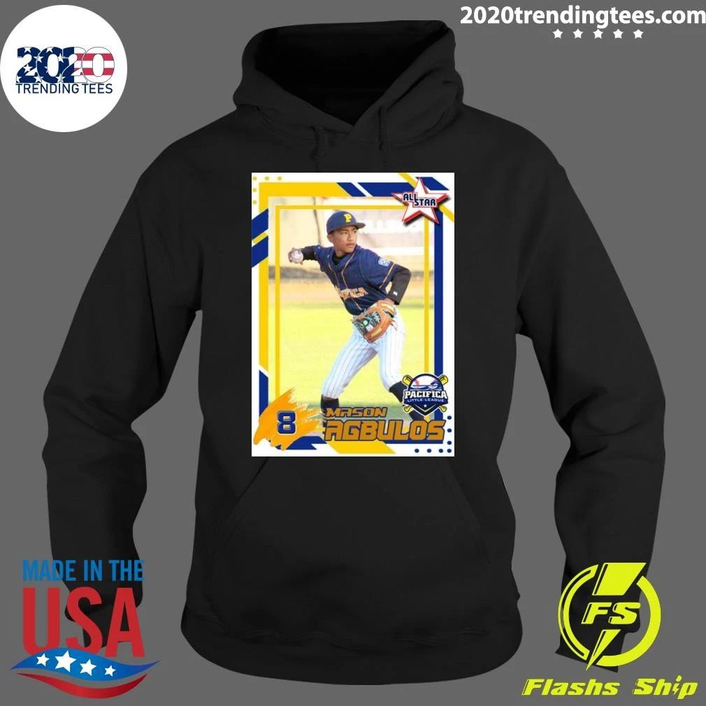 Mason Agbulos of Pacifica Little League Tee Shirt