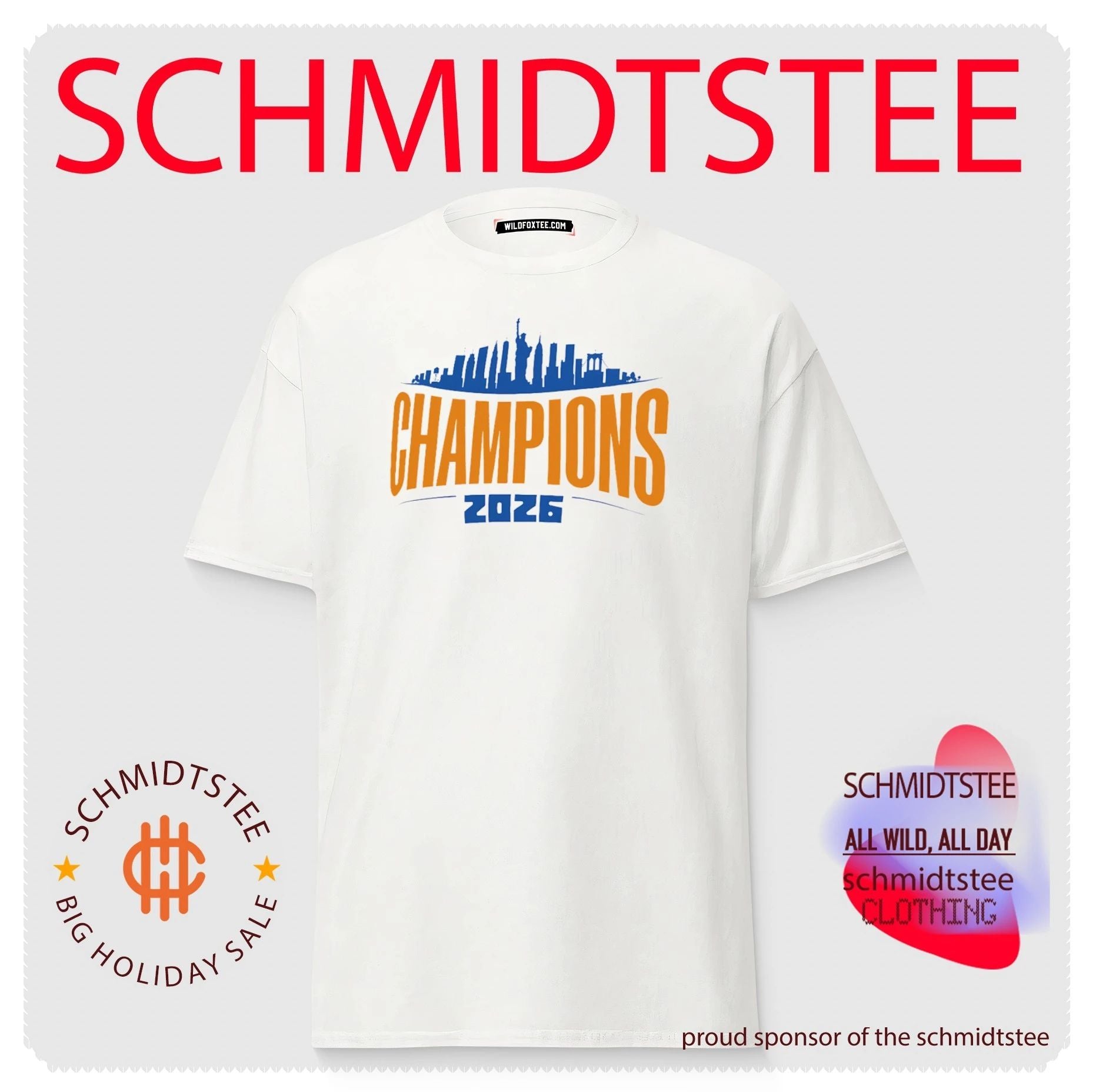 New York Knicks Champions 2026 skyline shirt