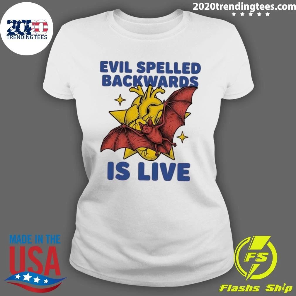 Vampire Dragon Dragon Evil Spelled Backwards is Live Shirt