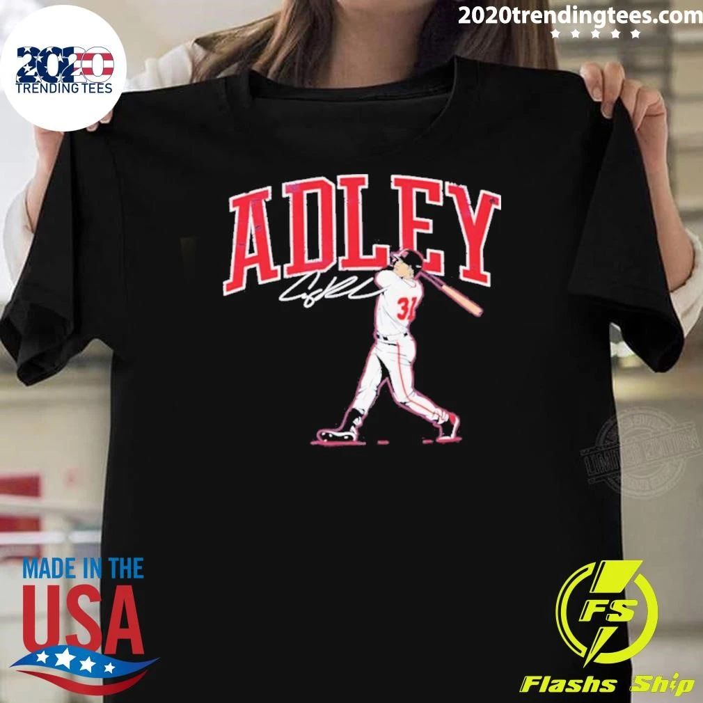 Adley Rutschman Boston Res Sox Slugger Swing Signature Shirt