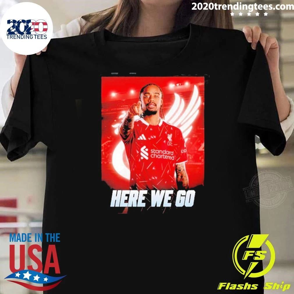 Bradley Barcola To Liverpool Here We Go Shirt