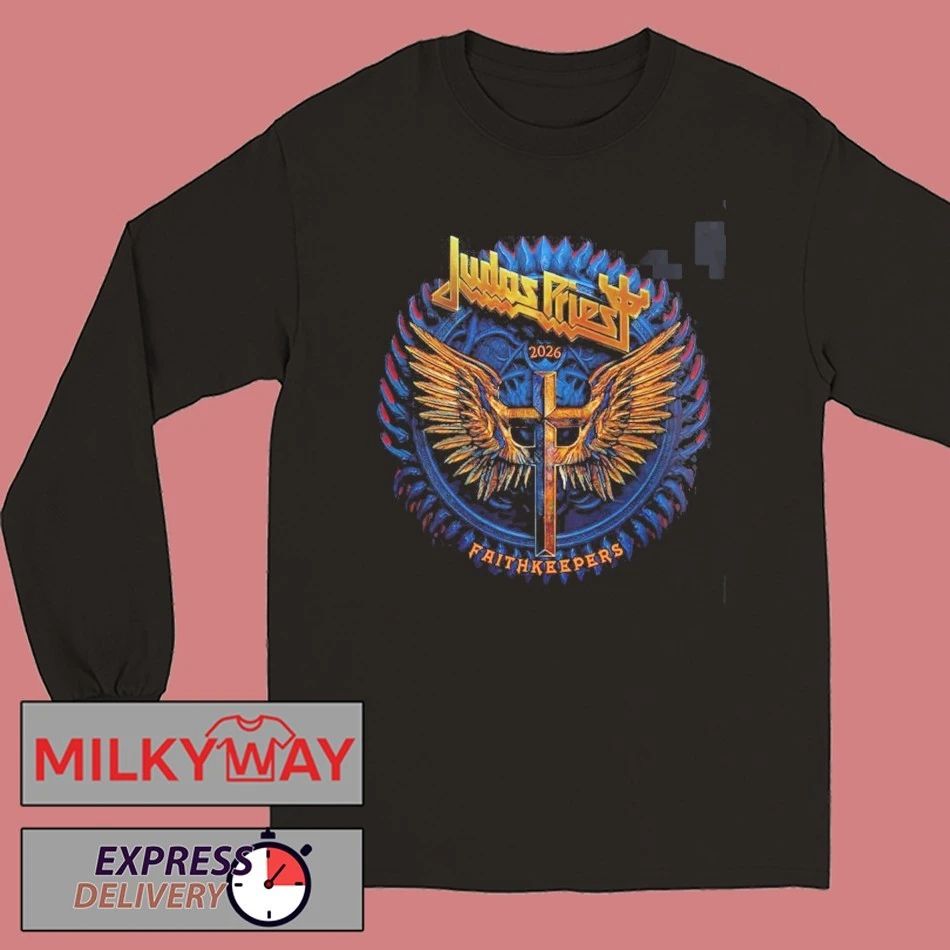 Judas Priest Faithkeepers 2026 Tour Italy Schedule Dates Two Sided T-Shirt