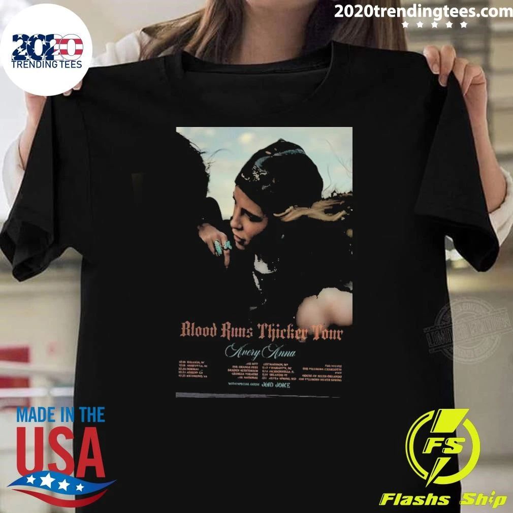 Avery Anna Blood Runs Thicker Tour 2026 Tour Dates Home Shirt