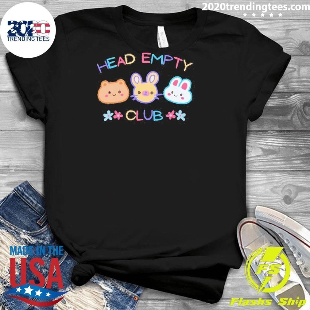 Kidcore Cat Head Empty Club Shirt