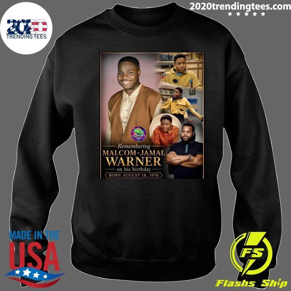 Remembering Malcom-Jamal Warner On His Birthday Born August 1970 Shirt