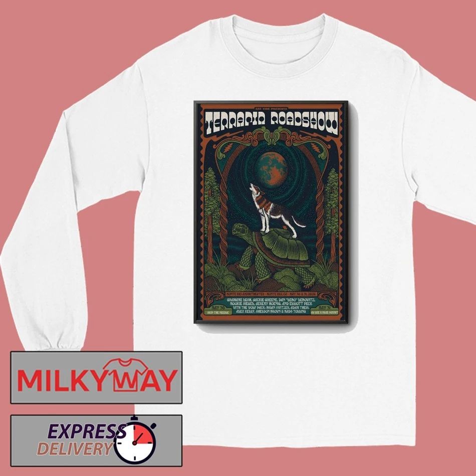 Terrapin Roadshow 5 30-5 31 2026 Monte Rio, CA Poster shirt