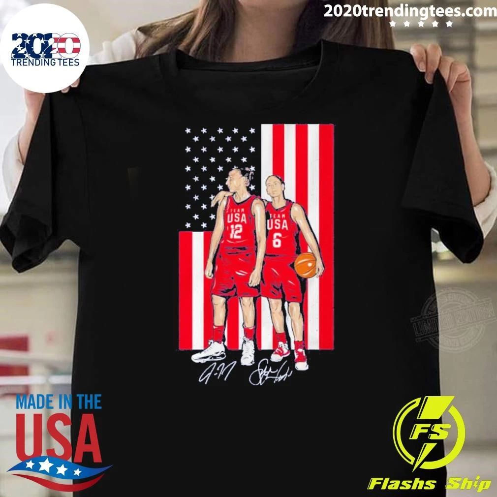 Team USA Sue Bird and Diana Taurasi Signature Shirt