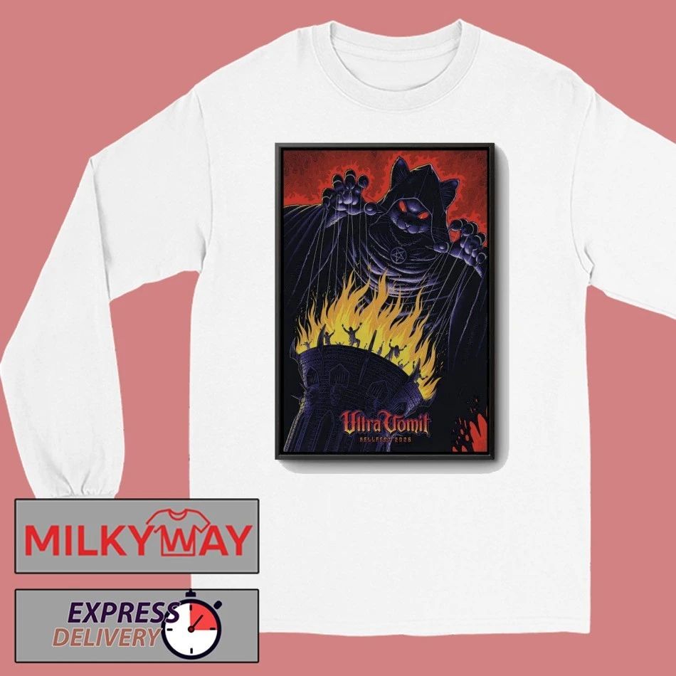 Ultra Vomit 6 19 2026 Hellfest In Clisson France Poster shirt