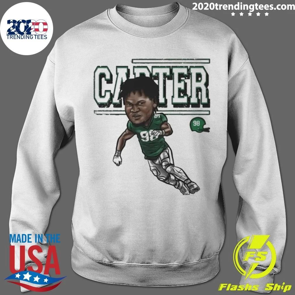 Nick Sirianni Wear Jalen Carter Tee Shirt