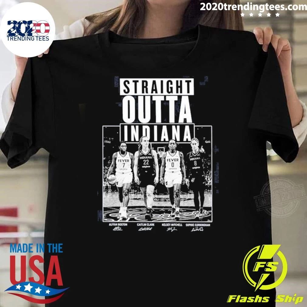 Straight Outta Indiana Basketball 2026 Signature Shirt
