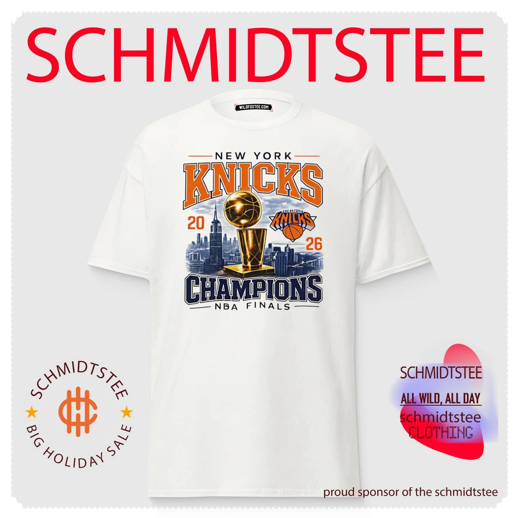 New York Knicks NBA Finals 2026 Champions skyline shirt