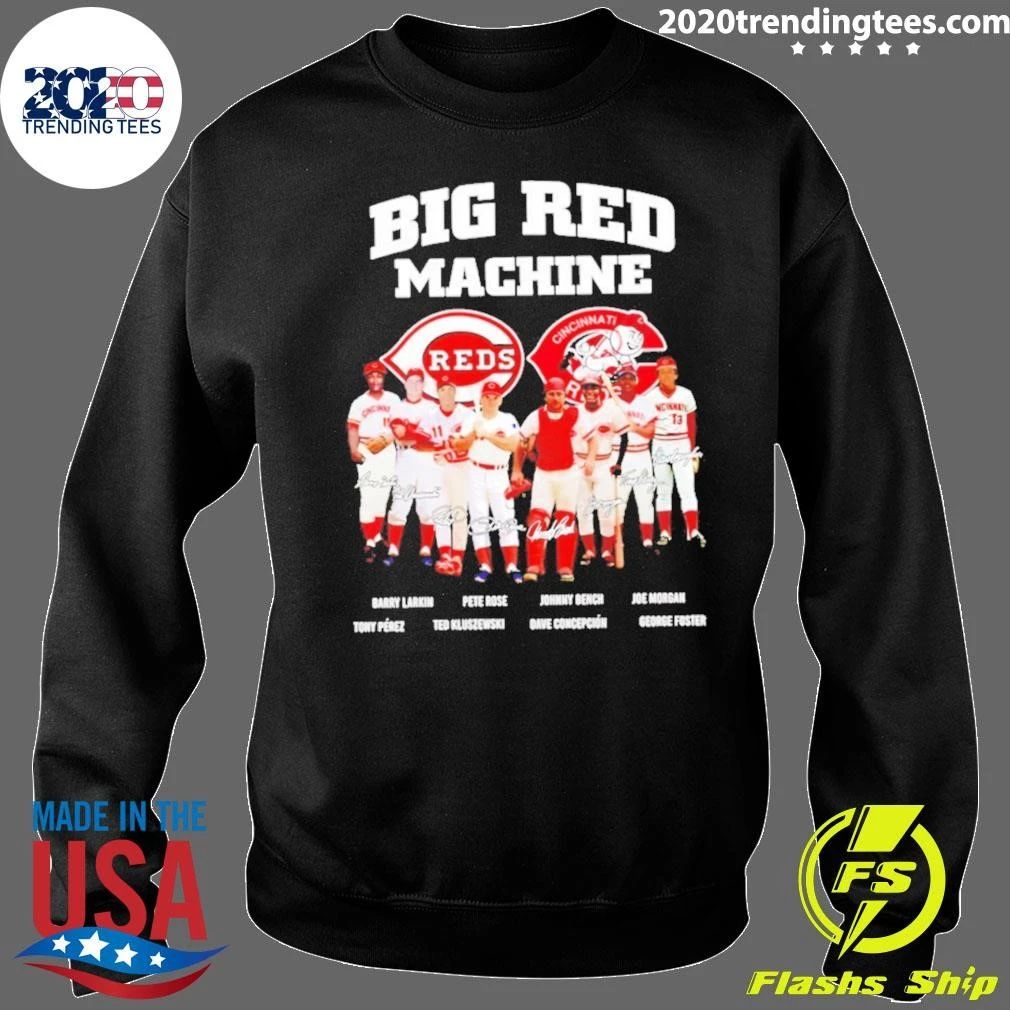Big Red Machine Cincinnati Reds Legends Pose Signatures Tee Shirt