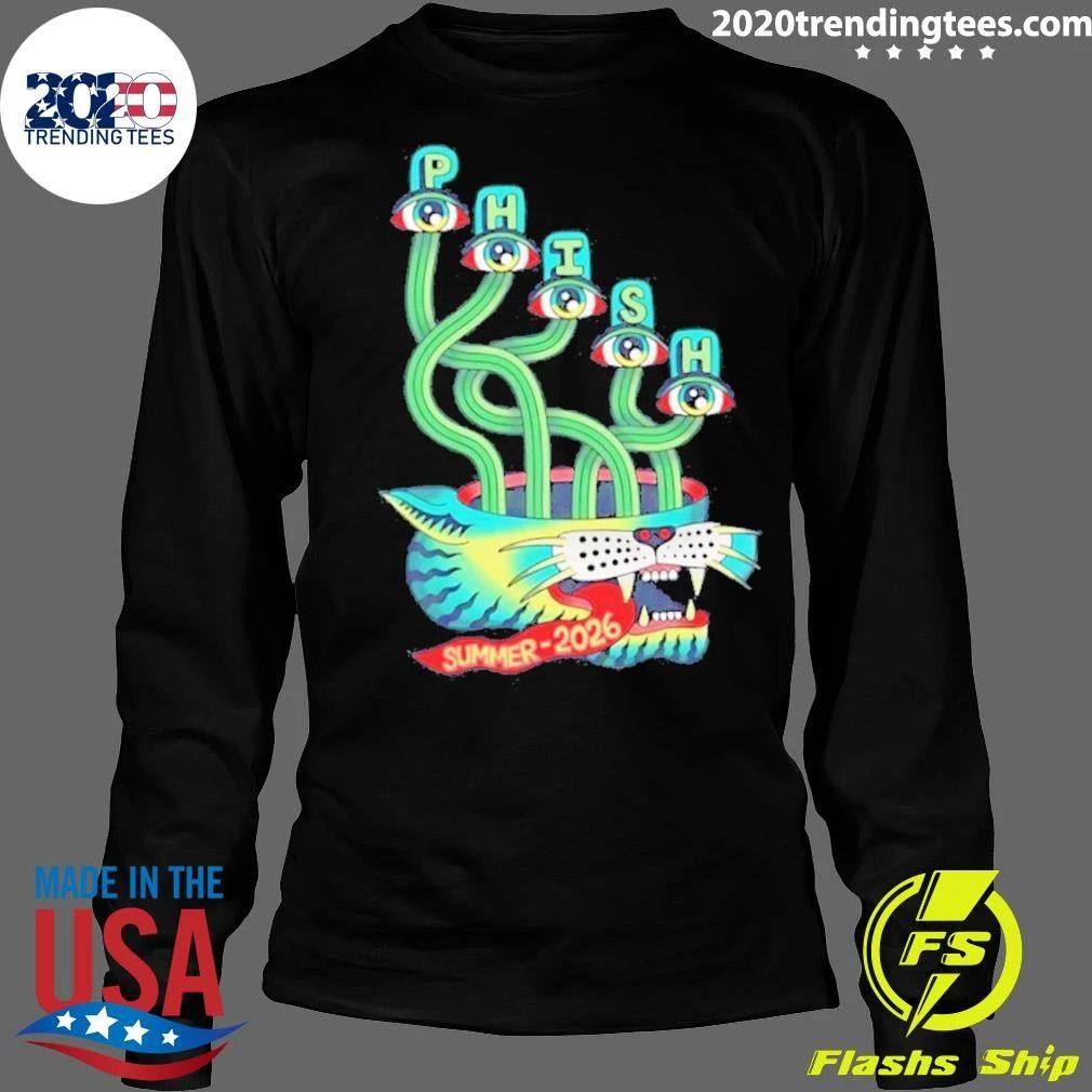 Phish Summer 2026 Jam Band Psychedelic Art Shirt