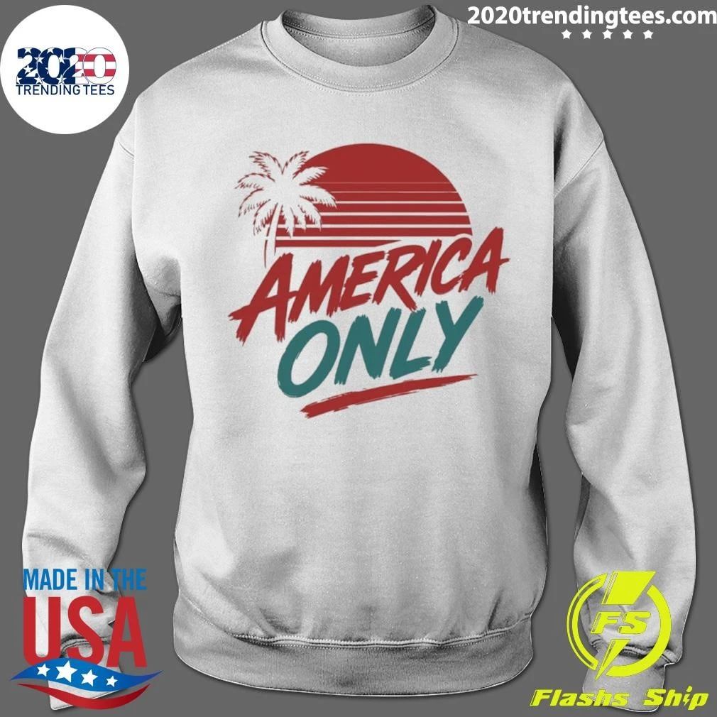 America Only Tropical Sunset Shirt