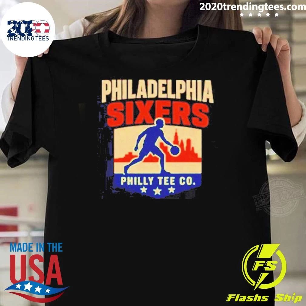 Philadelphia Sixers Vintage Dribble Shirt