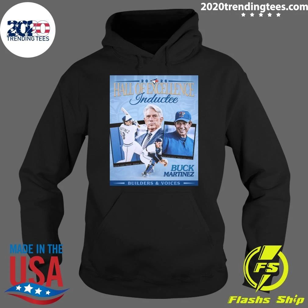 Buck Martinez takes his place in the Hall of Excellence 2026 Shirt