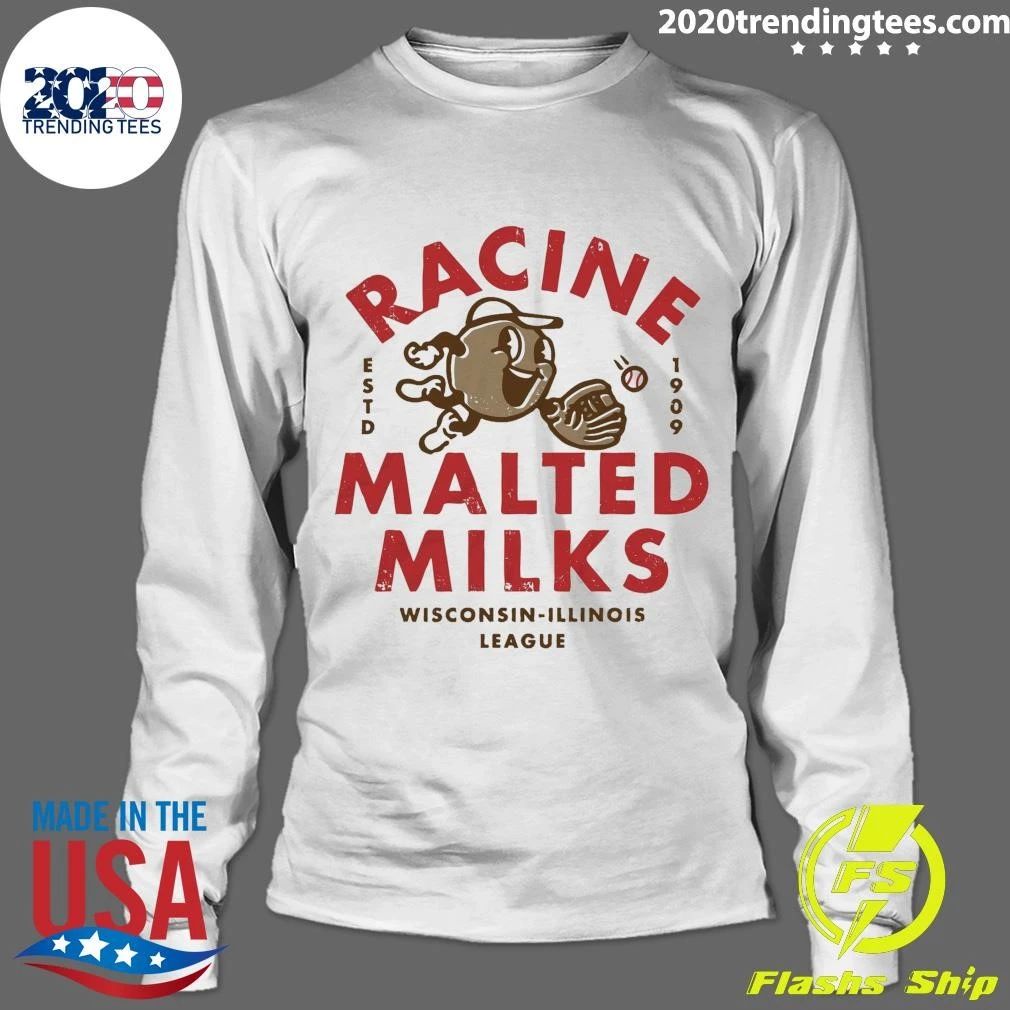 Racine Malted Milks Wisconsin-Illinois League Estd 1909 Shirt