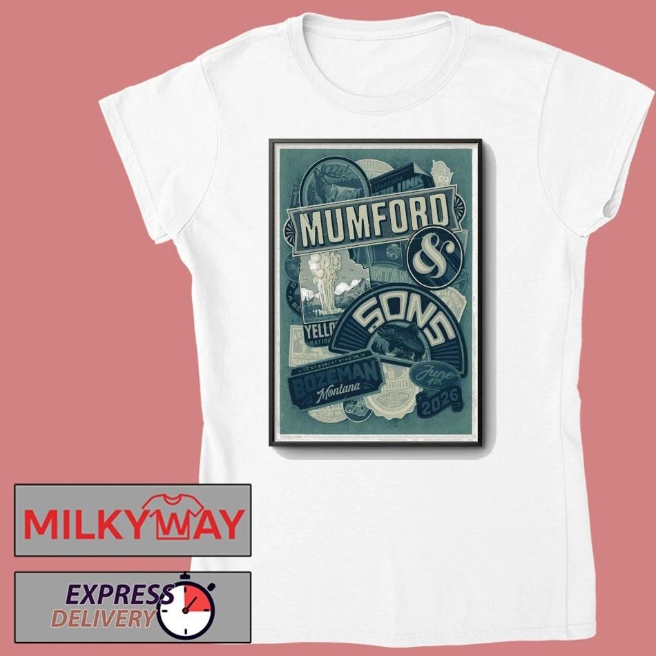 Mumford And Sons In Bozeman Montana On June 4 2026 Poster shirt