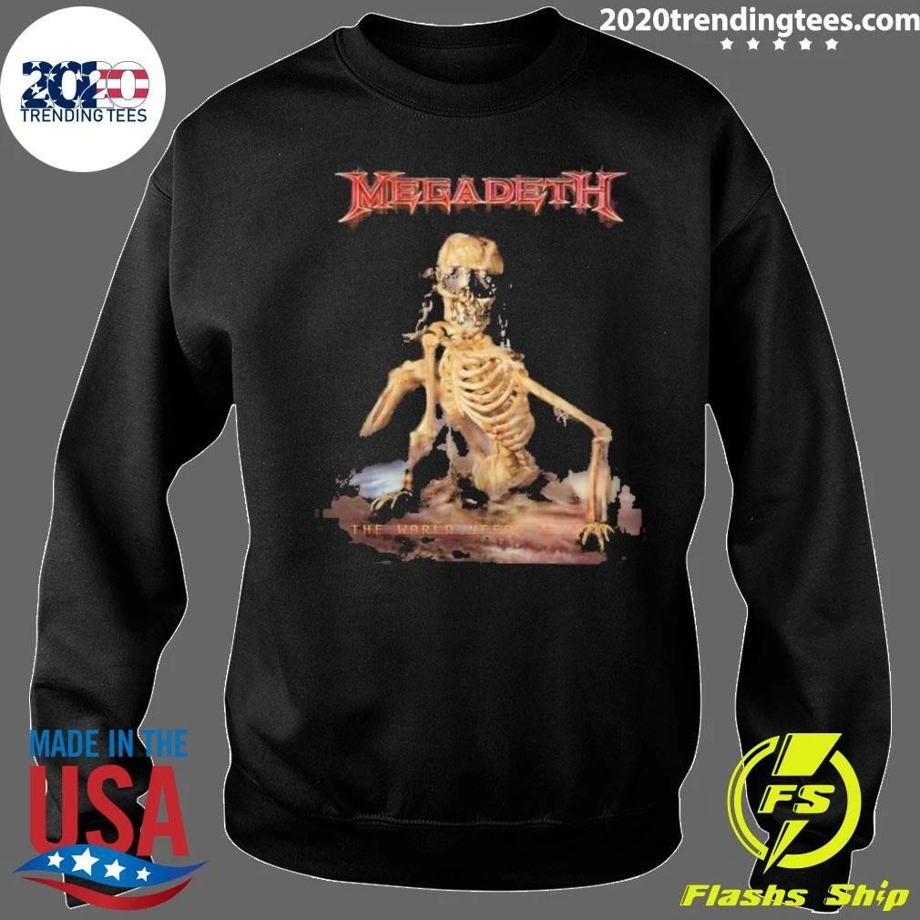 Skeleton Megadeth The World Needs A Hero Shirt