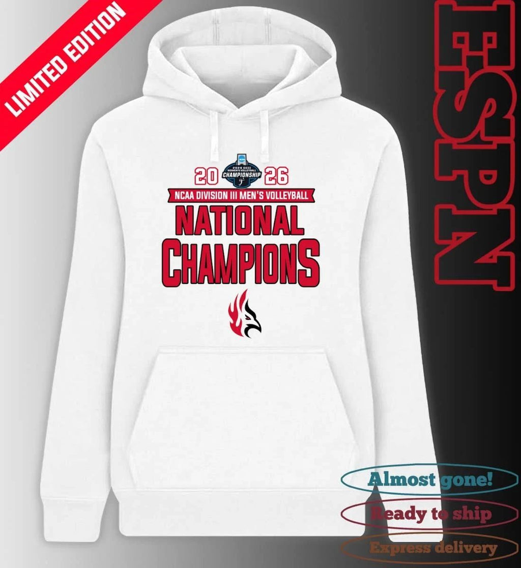 Carthage College Men’s Volleyball 2026 NCAA Division III National Champions T-Shirt