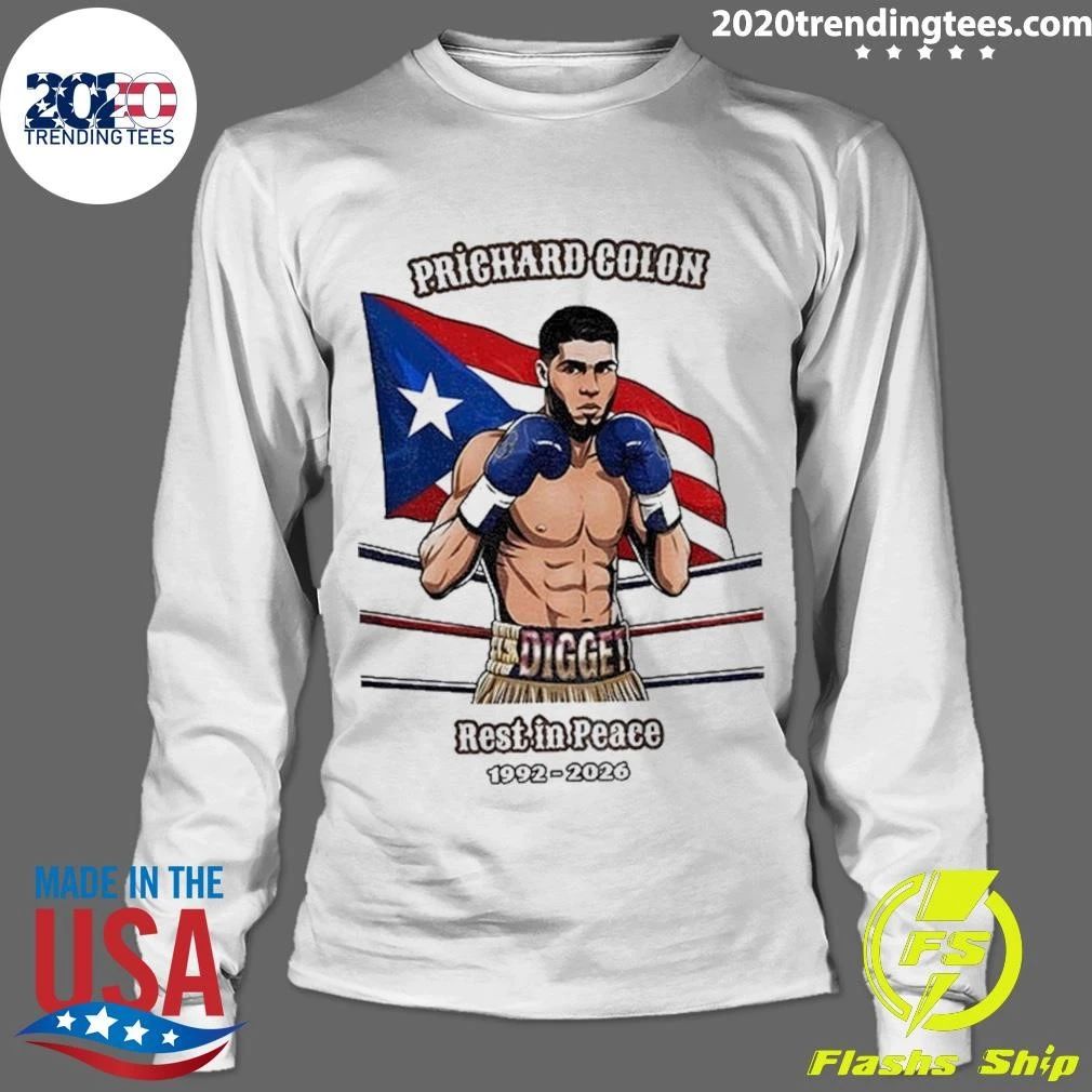 Prichard Colon Tribute Boxing Memorial Graphic 1992-2026 Shirt
